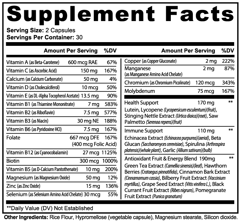 ALPHA VORTEX - Complete Multivitamin